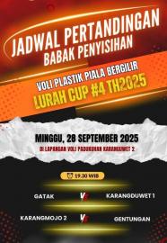 LURAH CUP BOLA VOLI KEEMPAT KALURAHAN KARANGMOJO MALAM KEEMPAT
